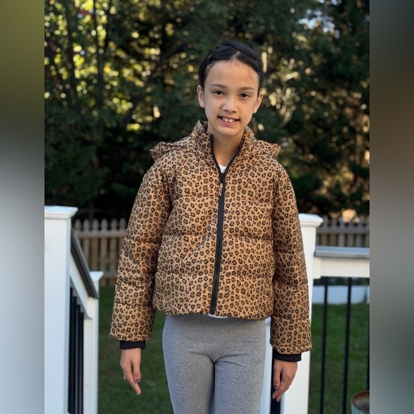 J.Crew Crewcuts Girls' metallic cropped puffer jacket with PrimaLoft - Picture 11 of 12